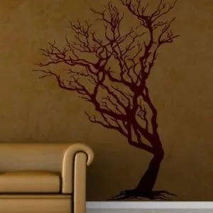 drzewo na ścianie
